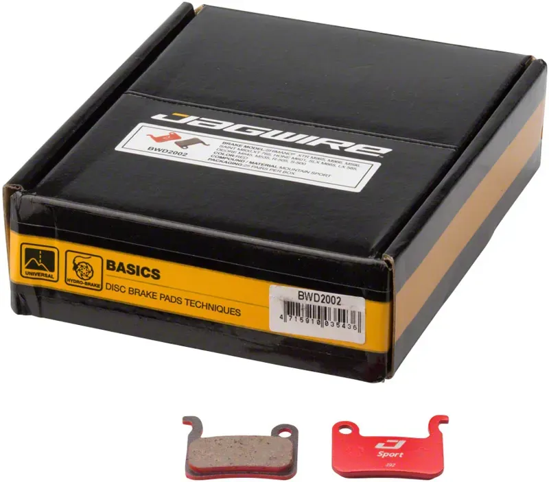 Jagwire Sport Semi-Metallic Disc Brake Pads Bulk Box Shimano XTR/SLX
