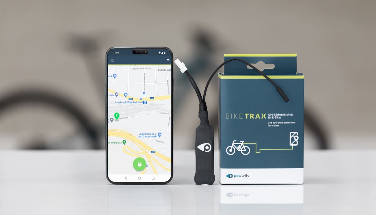Powunity BikeTrax GPS Anti-Theft Protection for E-Bikes - Greenaer